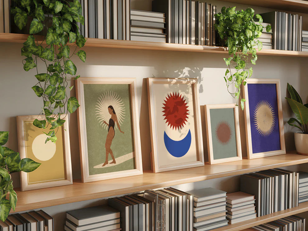 Sun Glider Sage - Vintage Print by Harley & J
