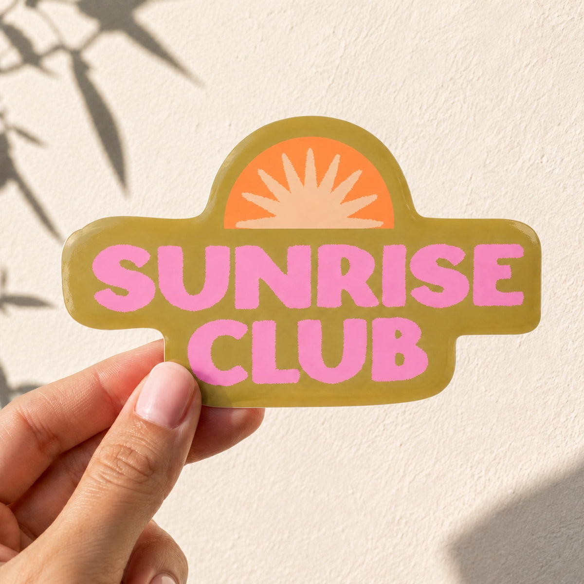 Sunrise Club - Vinyl Sticker by Enjoy the View