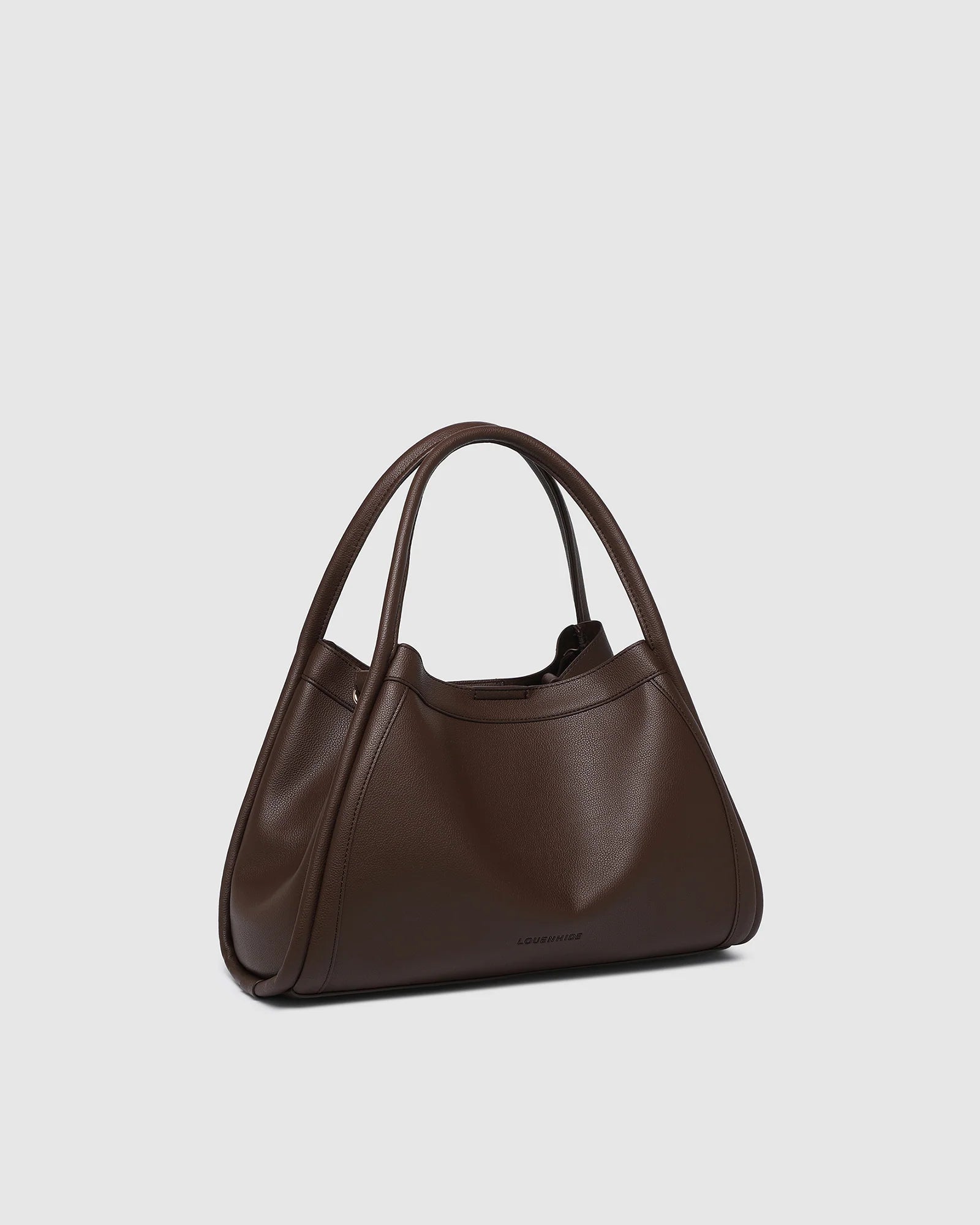 Mini Sutton Shoulder Bag (Chocolate) by Louenhide