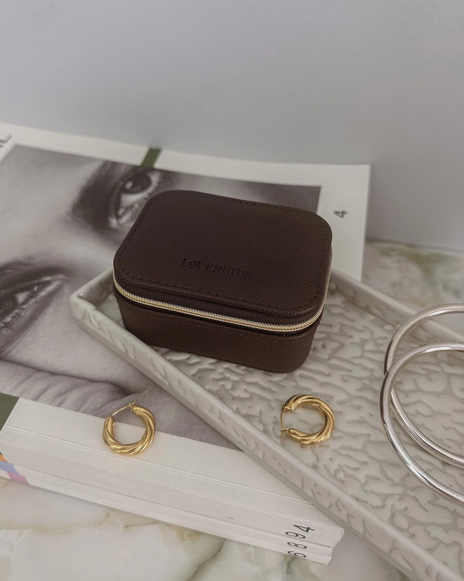 Suzie Jewellery Box (Chocolate) by Louenhide