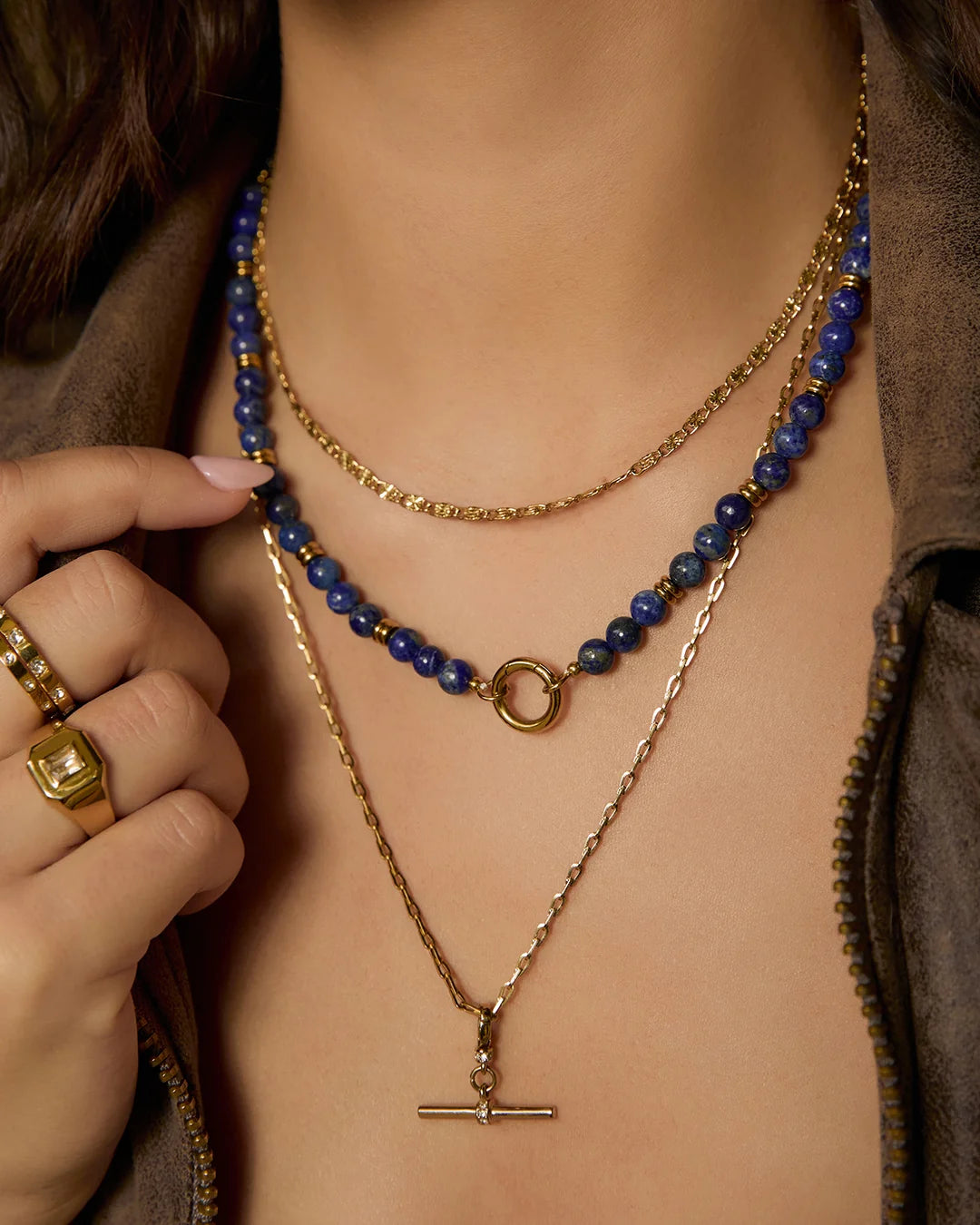 Tallulah Necklace (Lapis Lazuli) Arms of Eve
