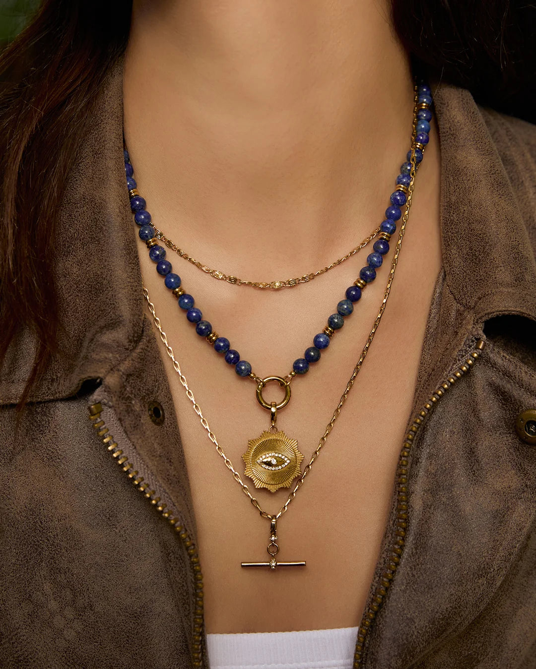 Tallulah Necklace (Lapis Lazuli) Arms of Eve