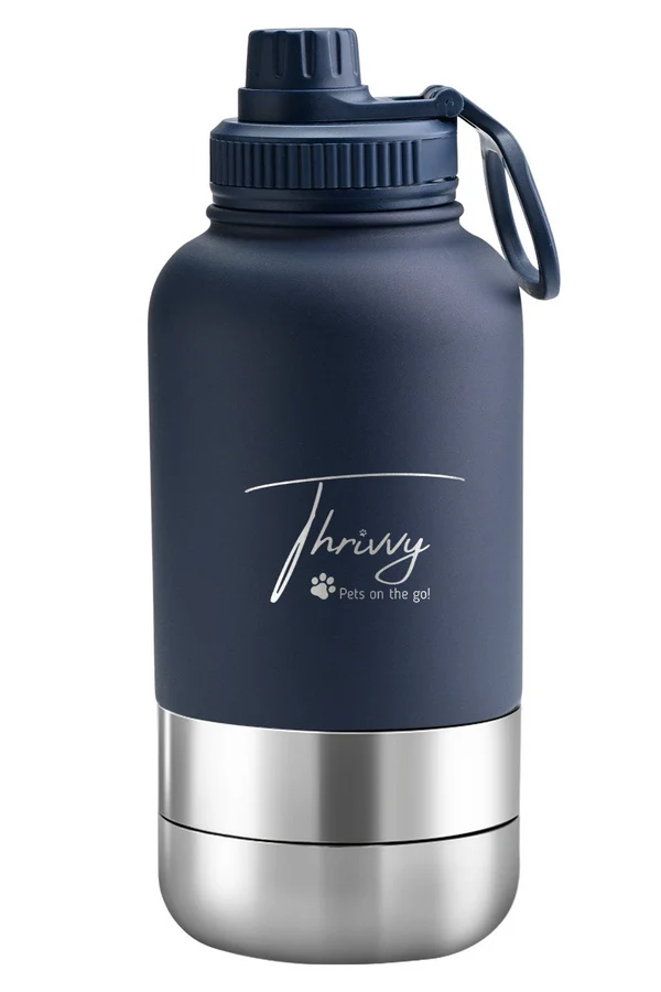 Thrivvy 3 in 1 Pet Companion Travel Water Bottle