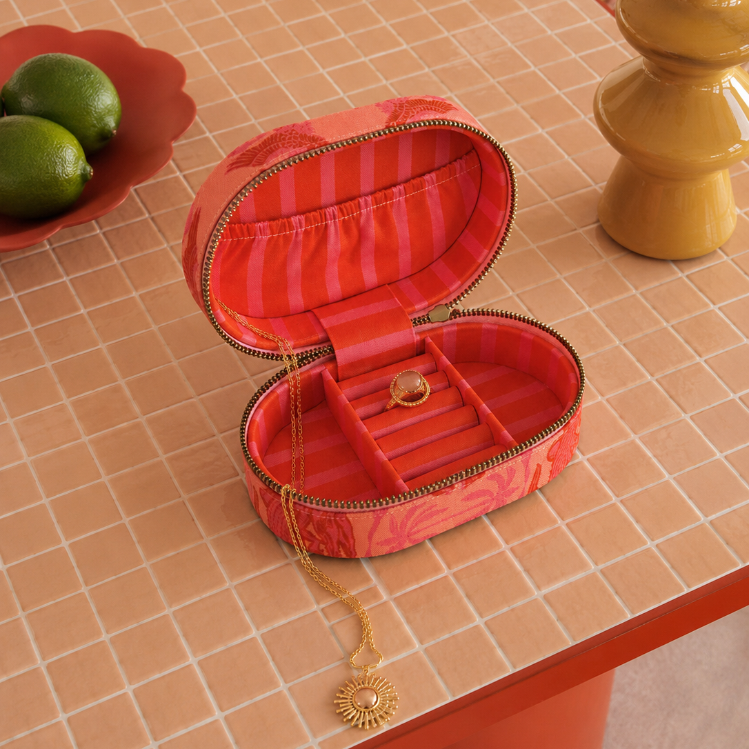 Loco Living Large Fabric Jewellery Box - Unntamed
