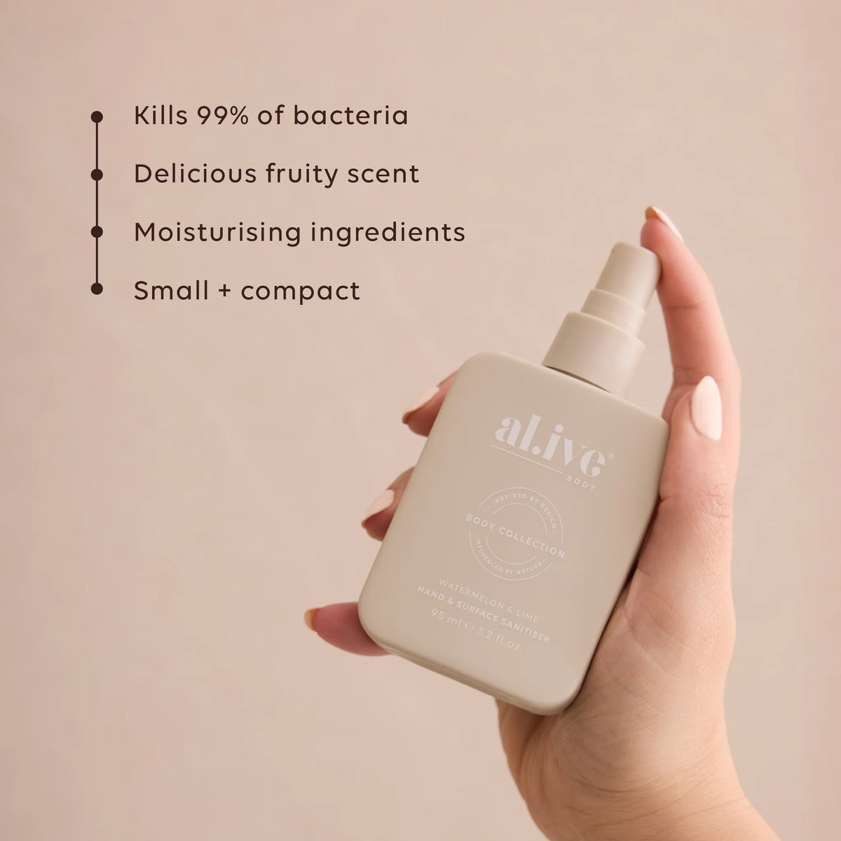 Hand & Surface Sanitiser - Alive Body
