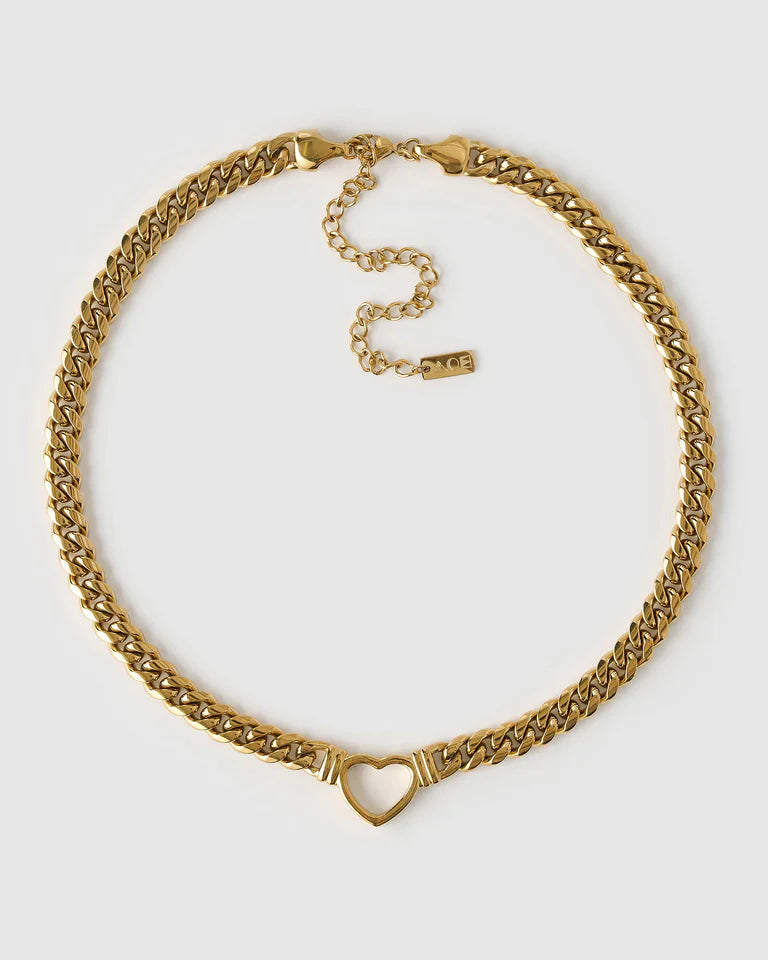 Valentine Gold Necklace by Arms of Eve