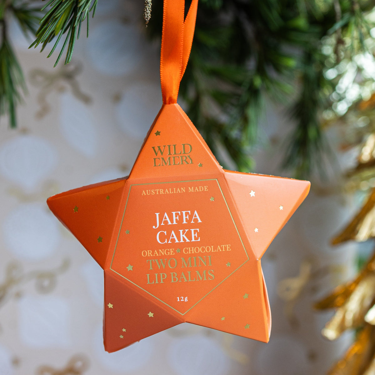 Jaffa Cake Mini Lip Balm Duo Star by Wild Emery