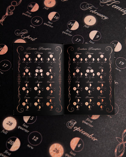 2026 Year of Growth Diary by Dreamy Moons - Rich Burgundy