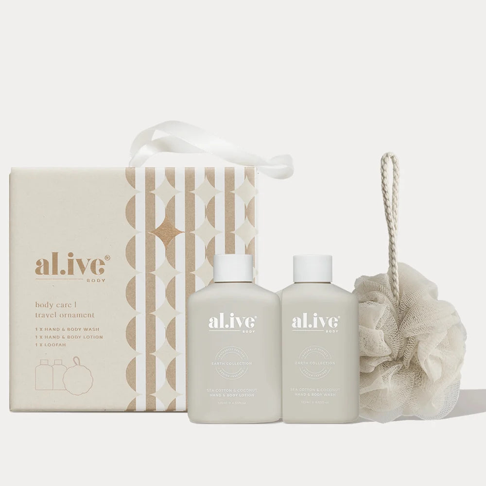 Alive Body Travel Ornament (Mini Hand & Body Wash & Lotion Gift Set)