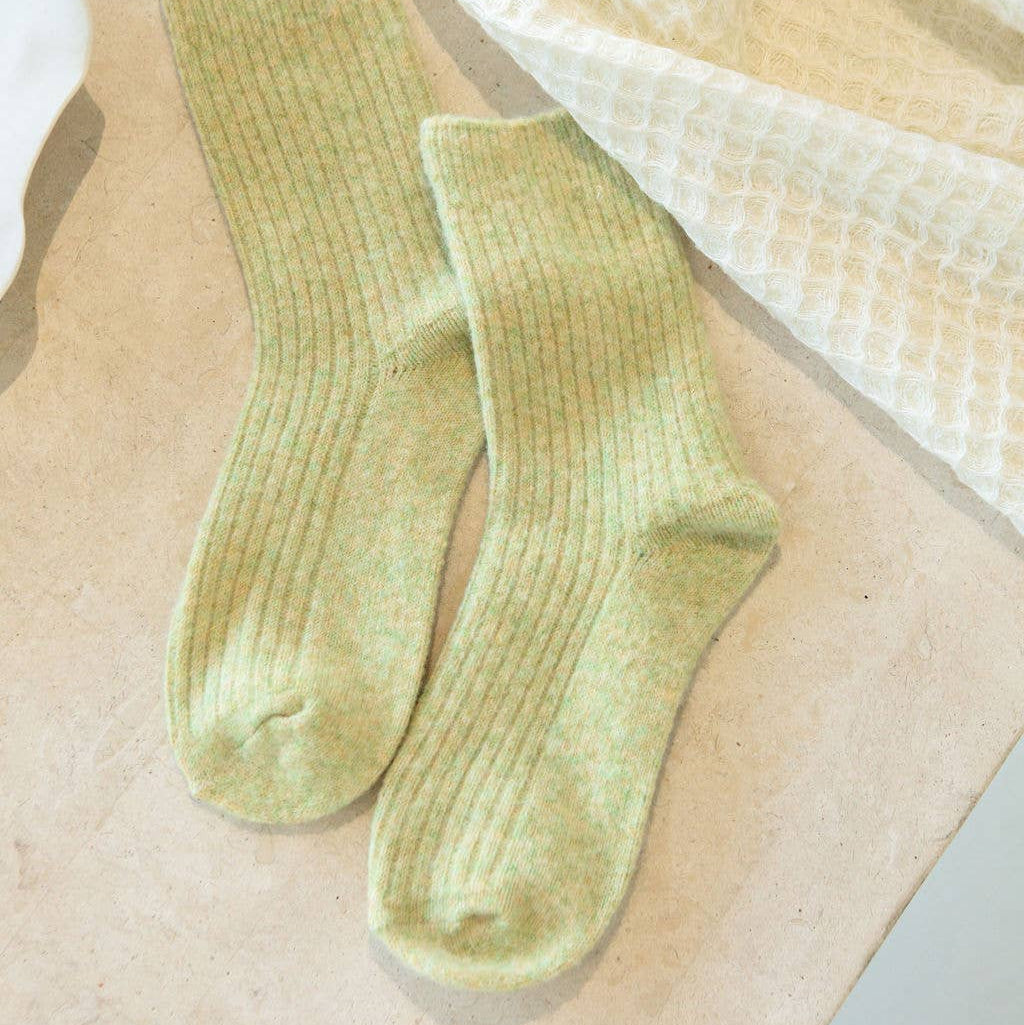 The Comfiest Socks by Bed & Butter - Light Sage: S/M
