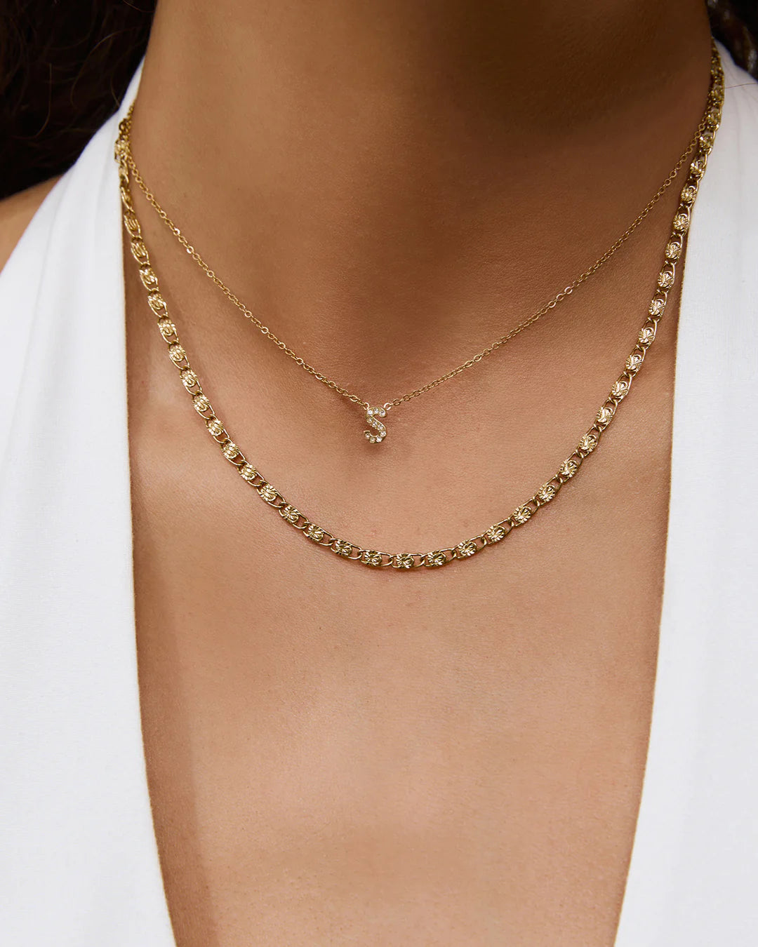 Dragon Gold Chain Necklace by Arms of Eve