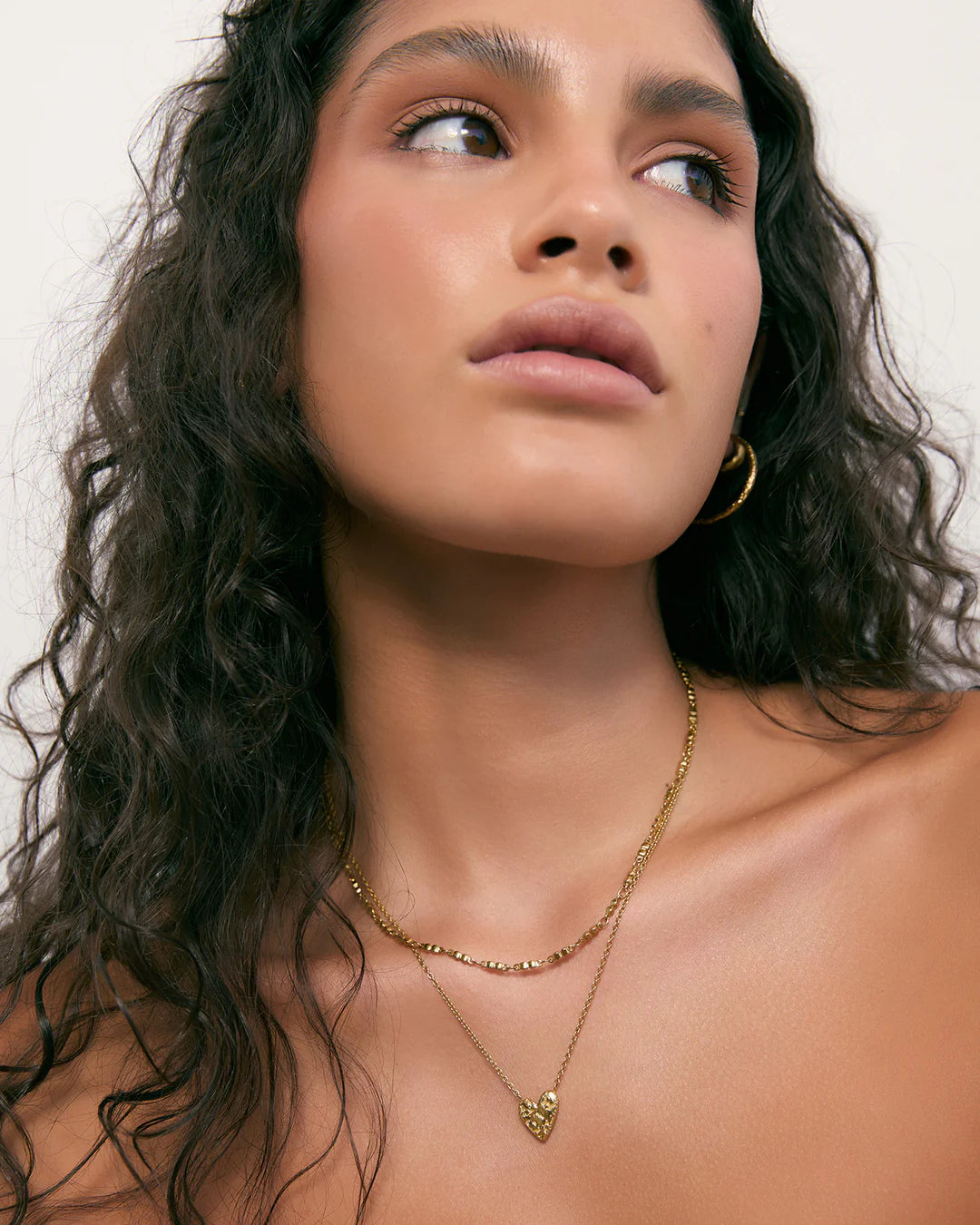 Honey Heart Gold Necklace by Arms of Eve
