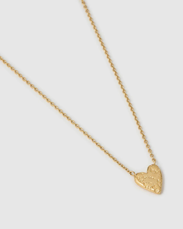 Honey Heart Gold Necklace by Arms of Eve
