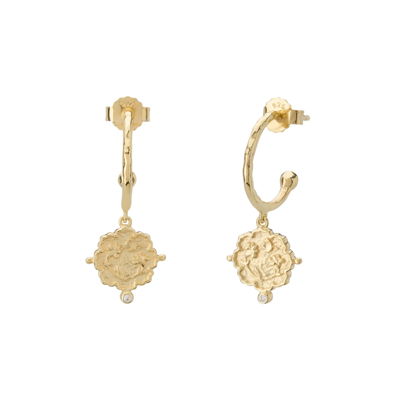 Loved Always Hoop Earring (Gold or Silver) by Murkani