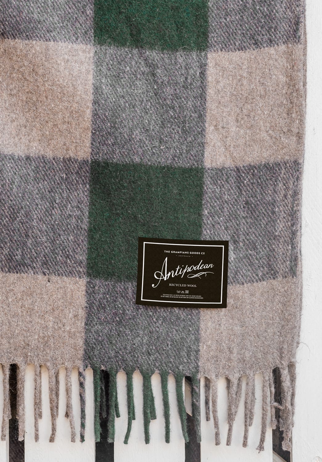 Antipodean Collection | Recycled Wool Picnic Check Blankets