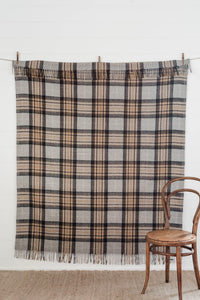 Recycled Wool Scottish Tartan Blanket - The Grampians Goods Co