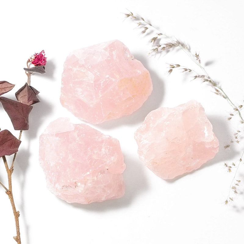 Rose Quartz Crystal Chunks