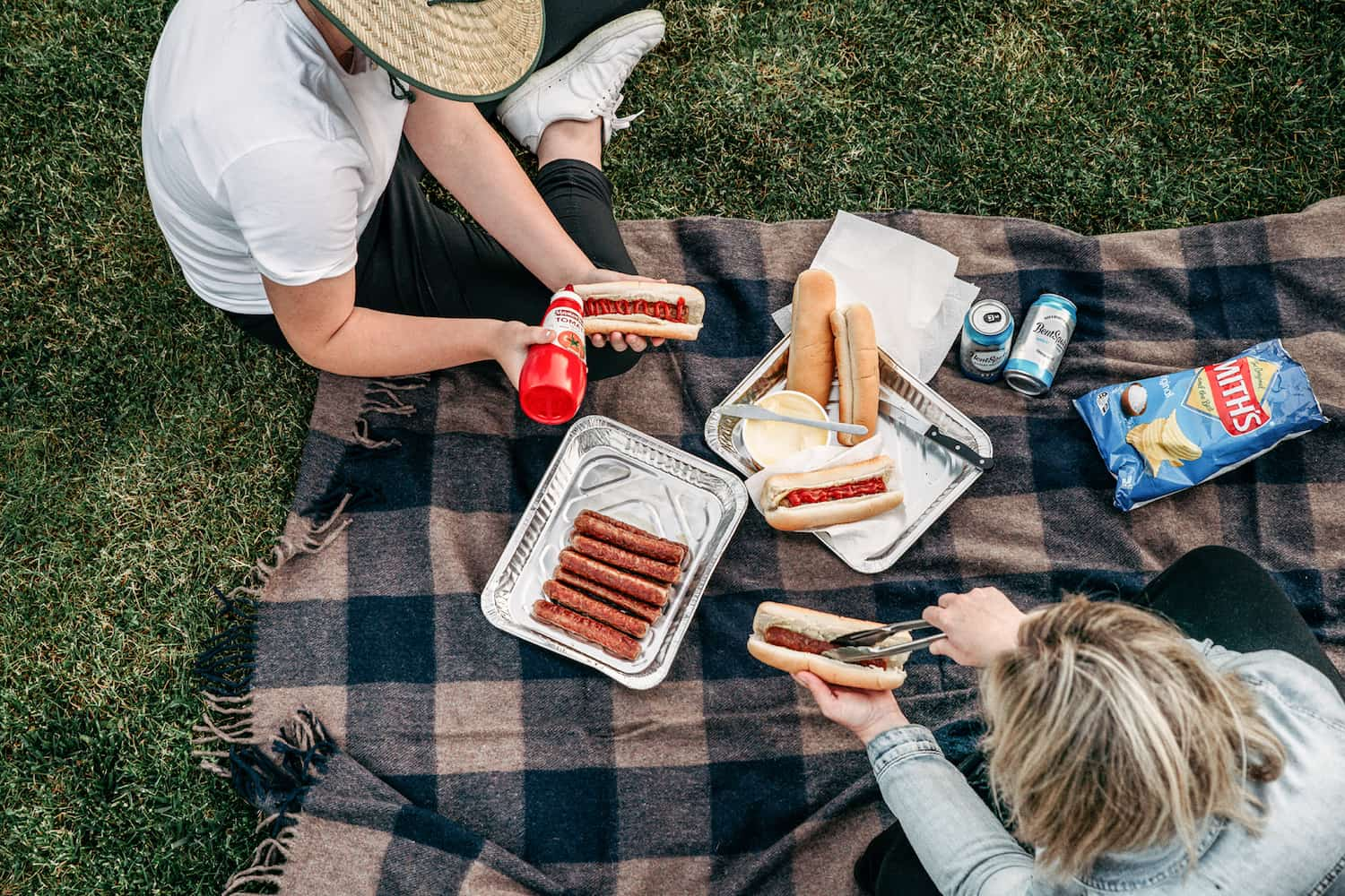 Antipodean Collection | Recycled Wool Picnic Check Blankets