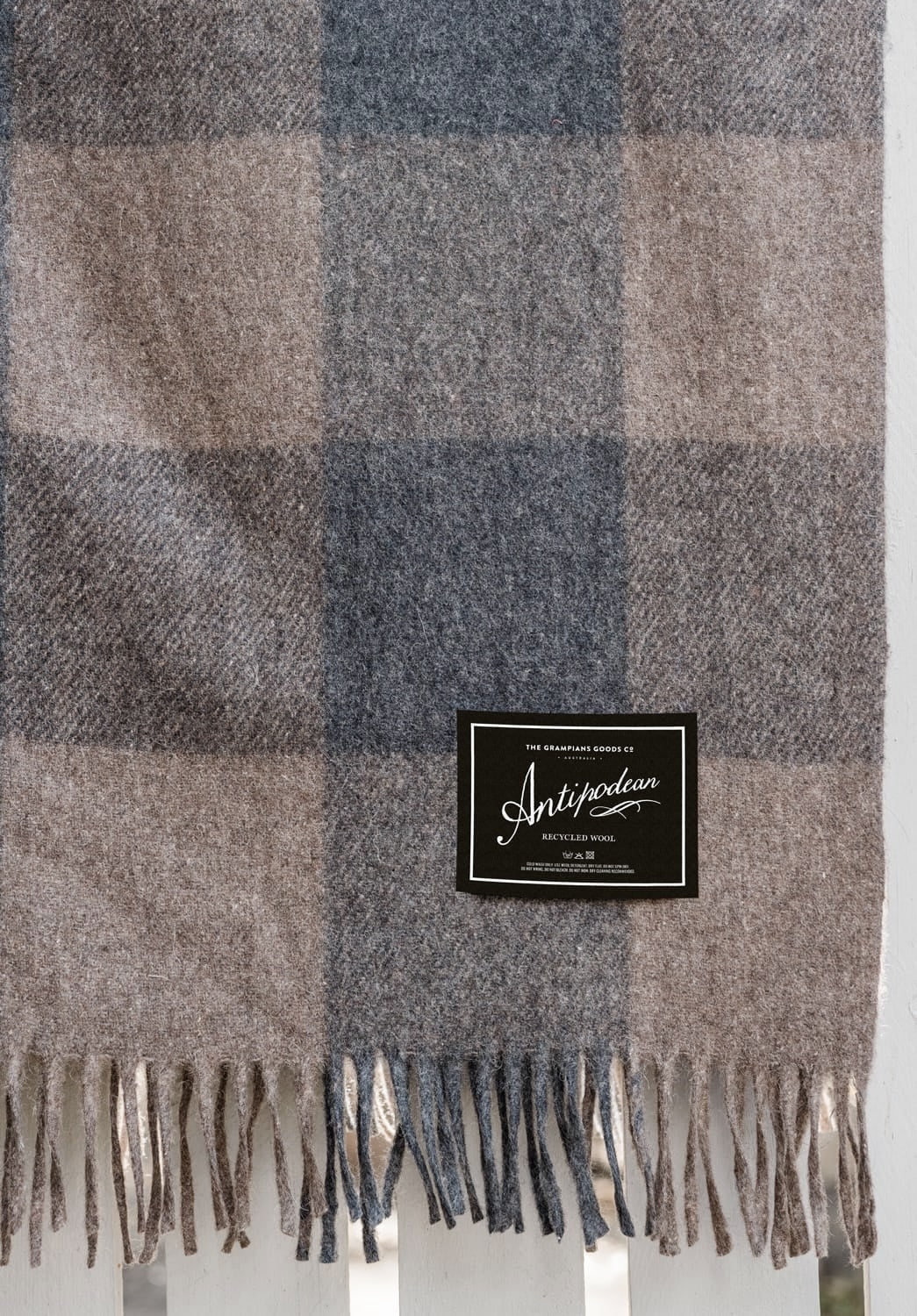 Antipodean Collection | Recycled Wool Picnic Check Blankets