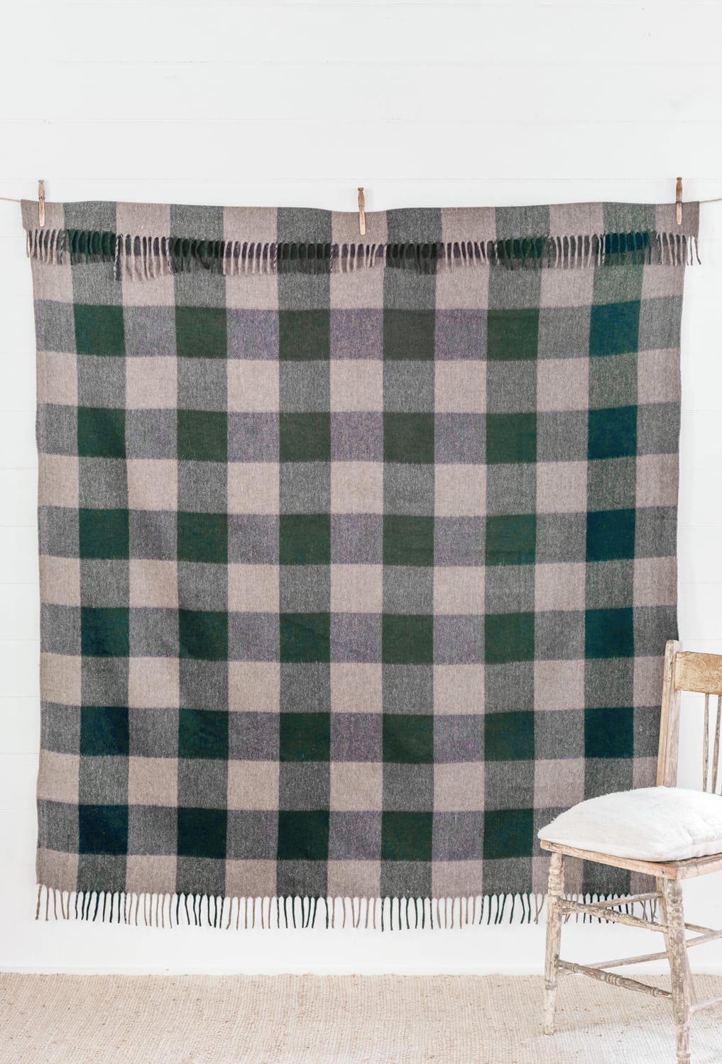 Antipodean Collection | Recycled Wool Picnic Check Blankets