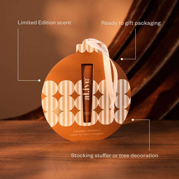 Alive Body Lip Butter Ornament Cinnamon & Citrus
