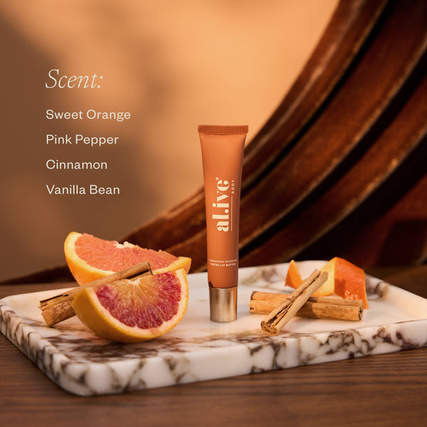 Alive Body Lip Butter Ornament Cinnamon & Citrus