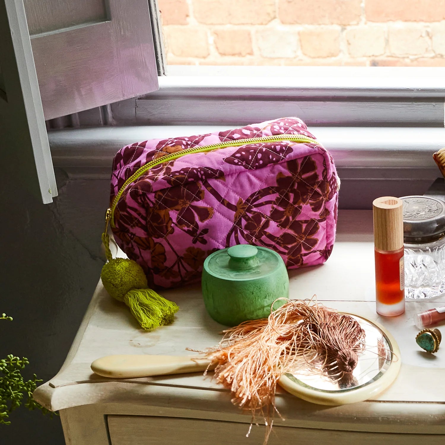 Jeanette Beauty Bag by Sage & Clare