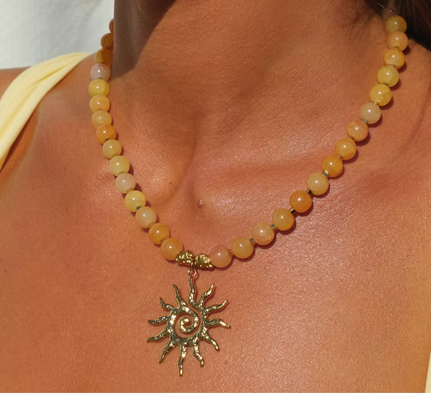 Sun Seeker Beaded Necklace by Sea Soul