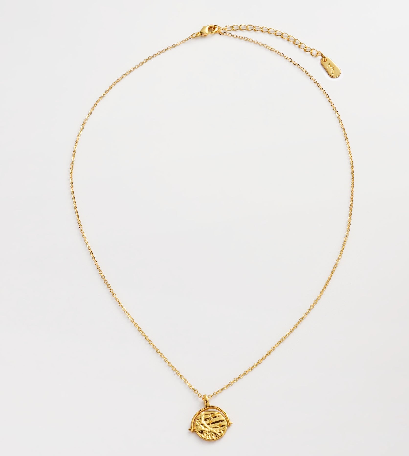 Luna Pendant Necklace (Gold ) by Zafino