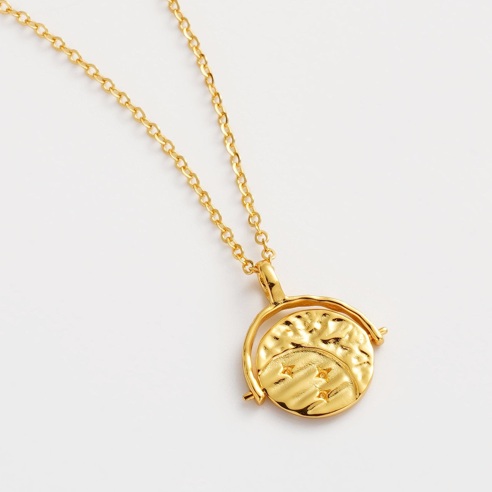 Luna Pendant Necklace (Gold ) by Zafino