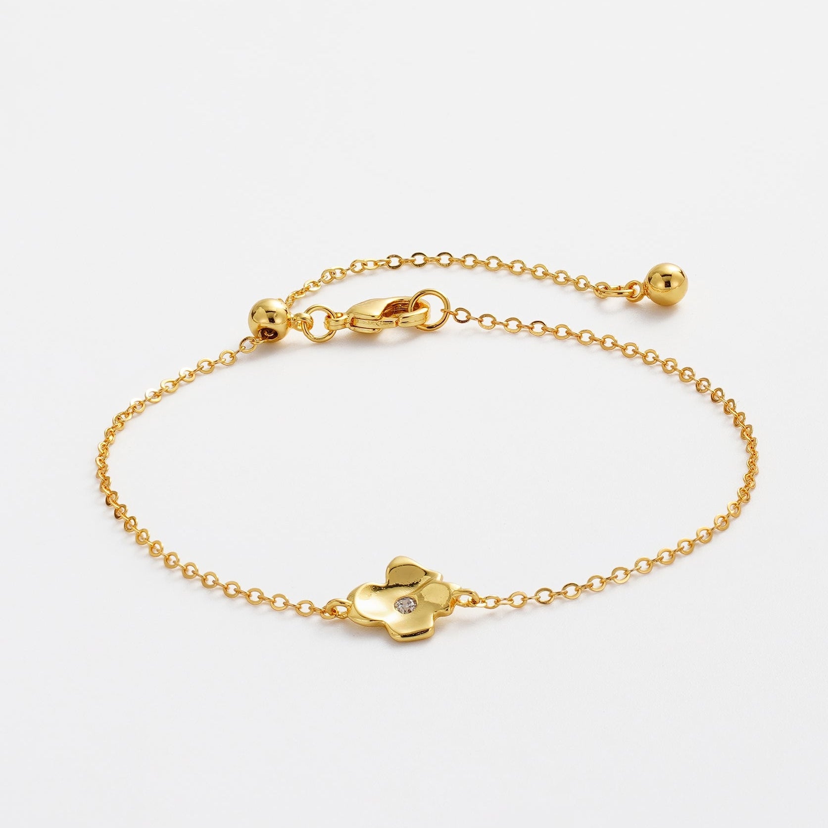 Fleur Bracelet (Gold or Silver) by Zafino