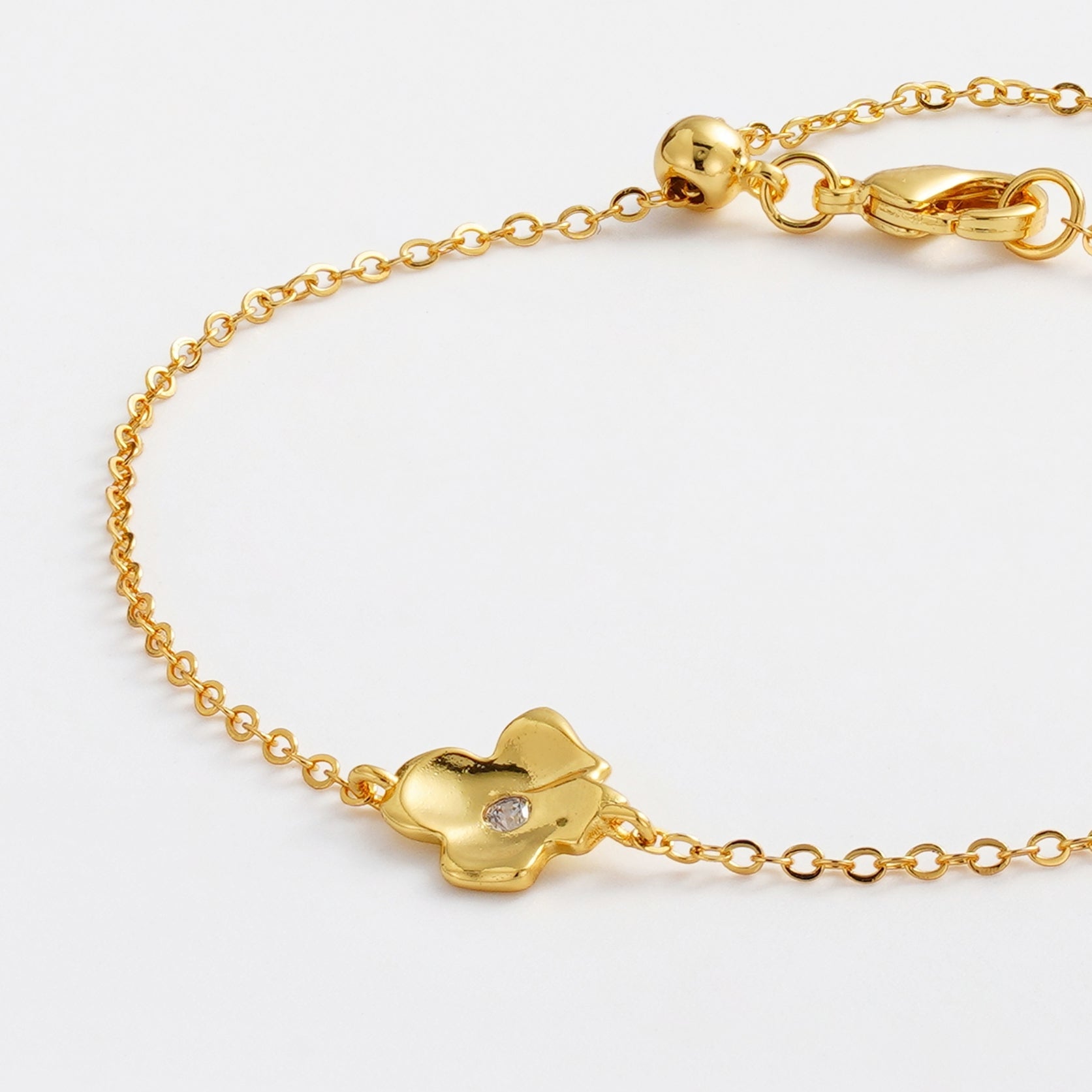 Fleur Bracelet (Gold or Silver) by Zafino