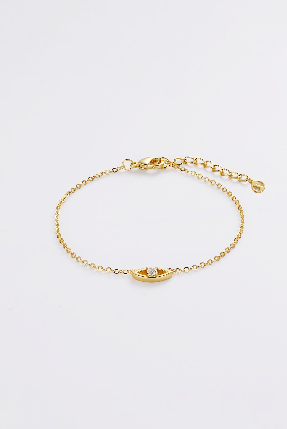 Evil Eye Bracelet (Gold) by Zafino