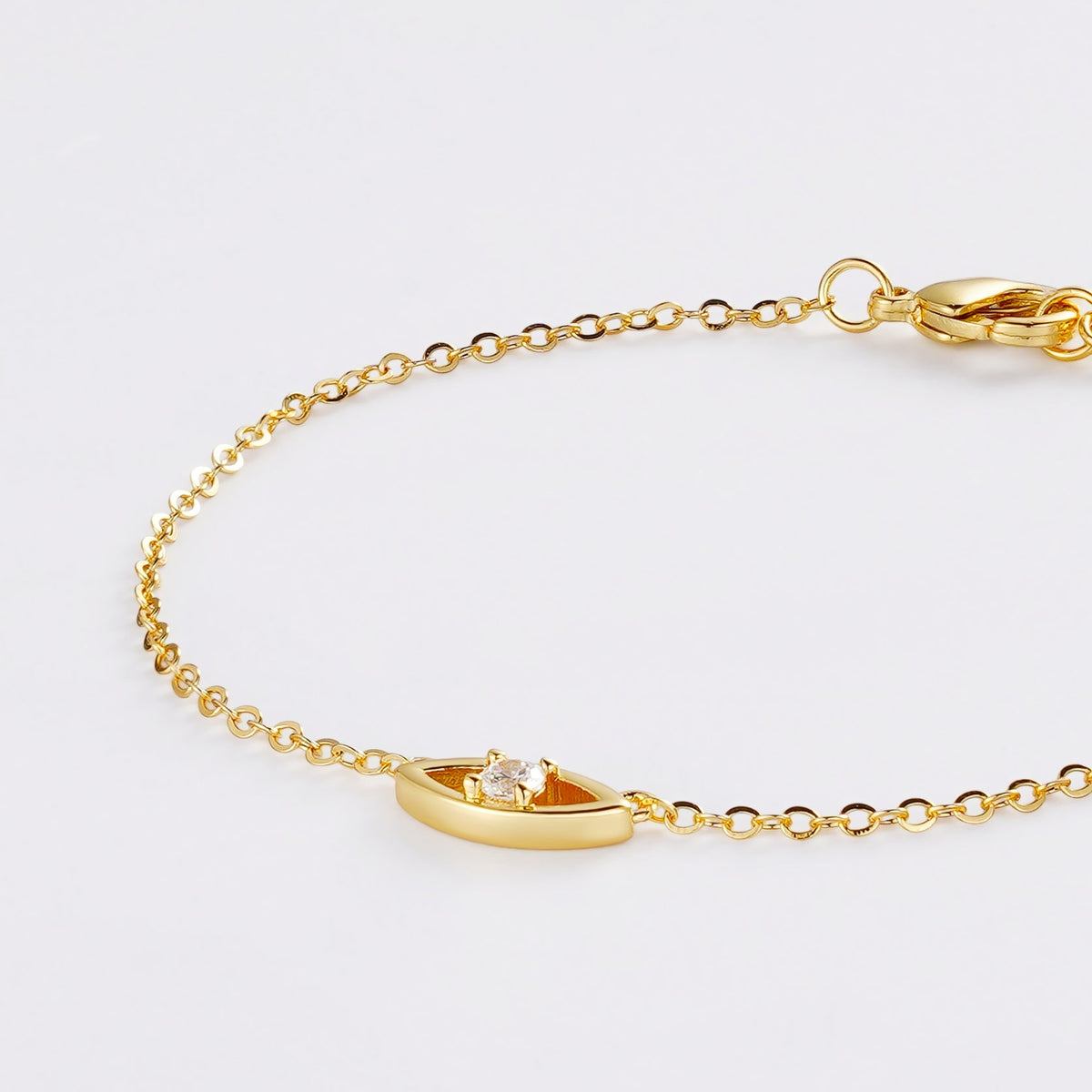 Evil Eye Bracelet (Gold) by Zafino