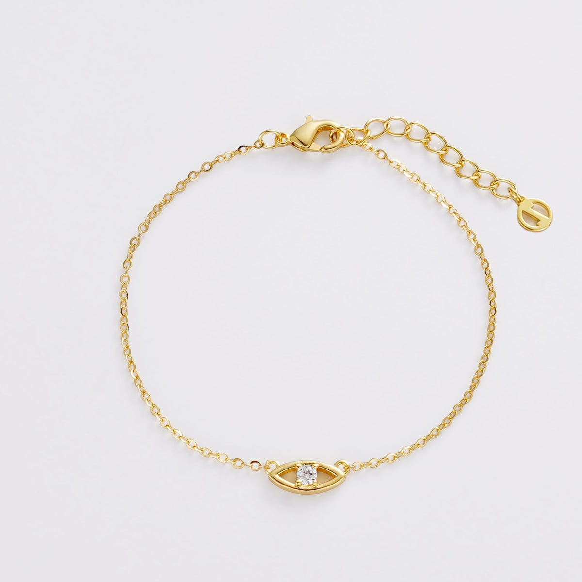 Evil Eye Bracelet (Gold) by Zafino