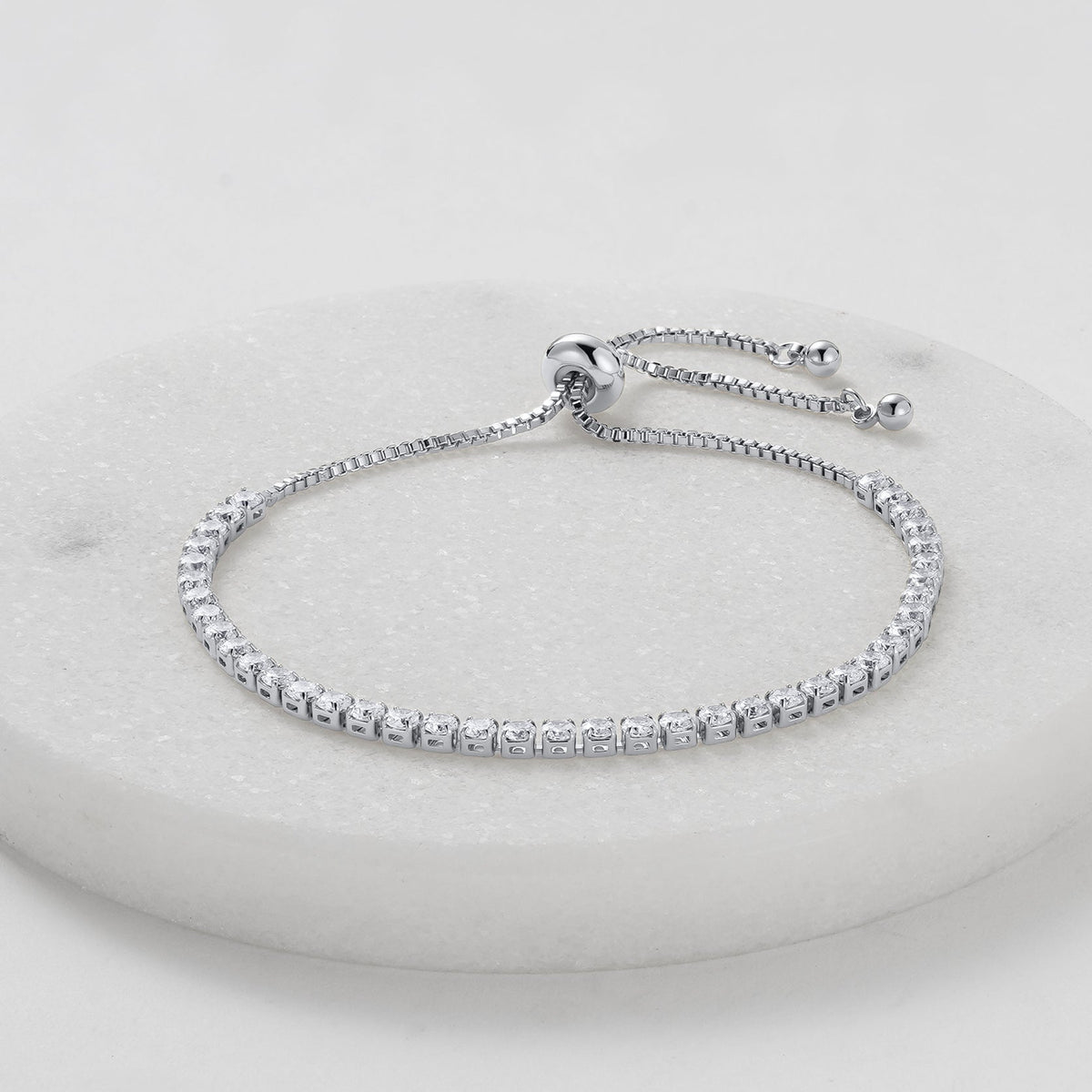 Nikki Tennis Bracelet (Gold or Silver) by Zafino