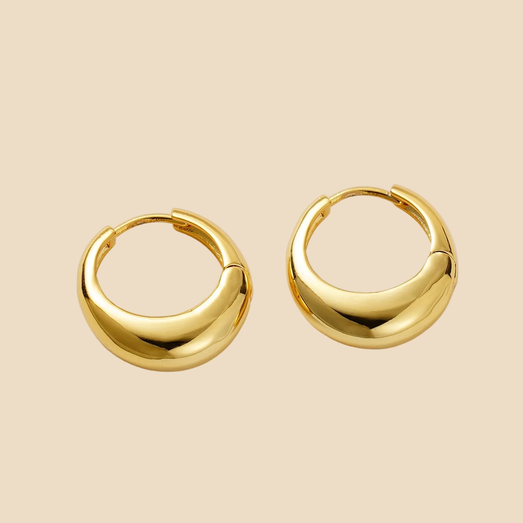 Cleo Hoop (Medium) by Zafino - Gold or Silver