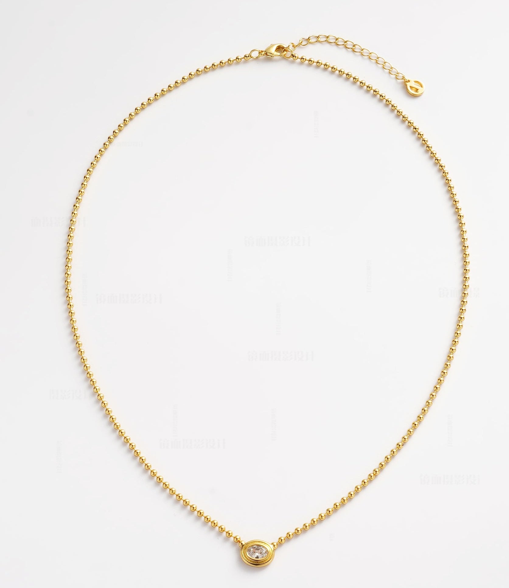 Zoe Necklace (Gold) by Zafino