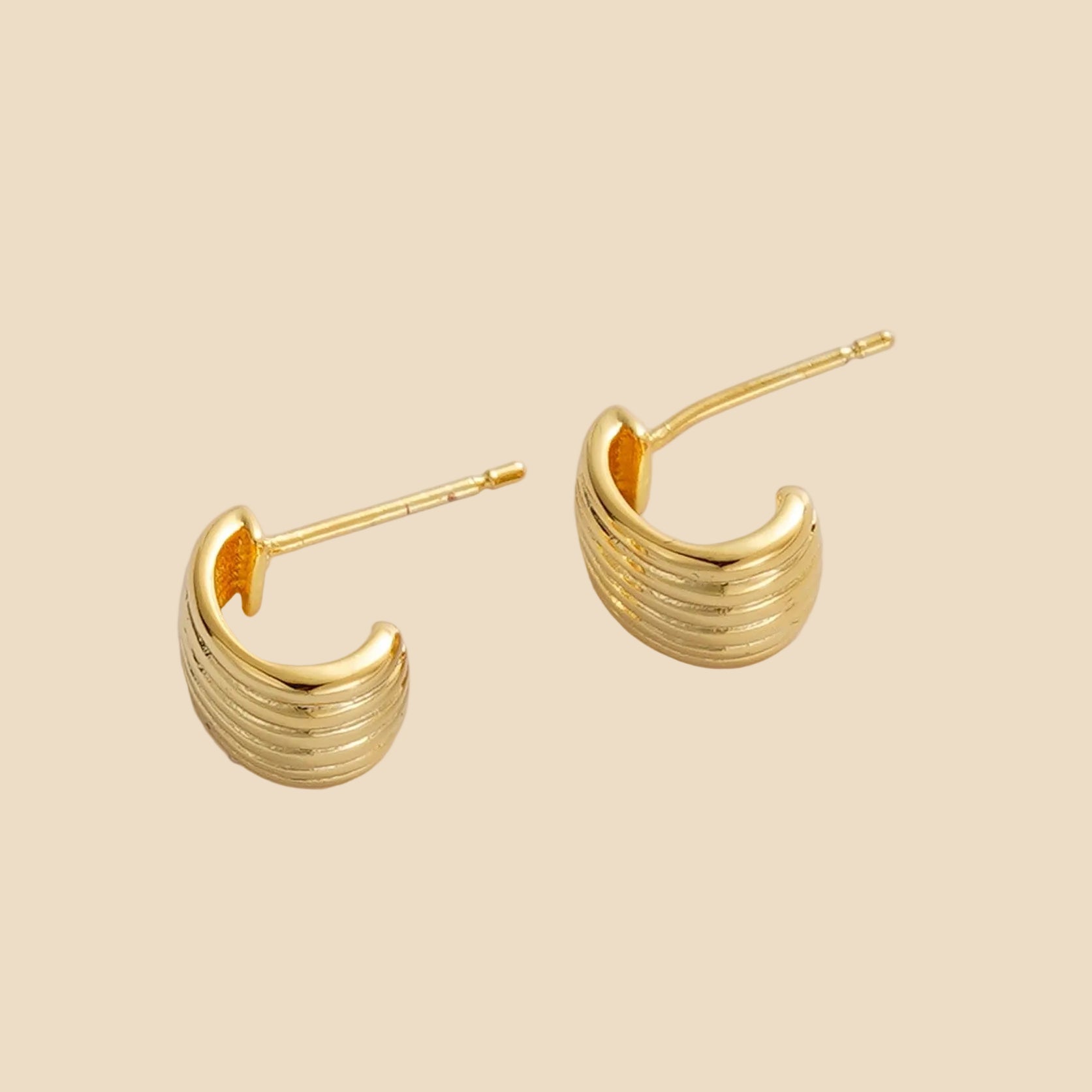 Sasha Hoop (Small) by Zafino - Gold or Silver