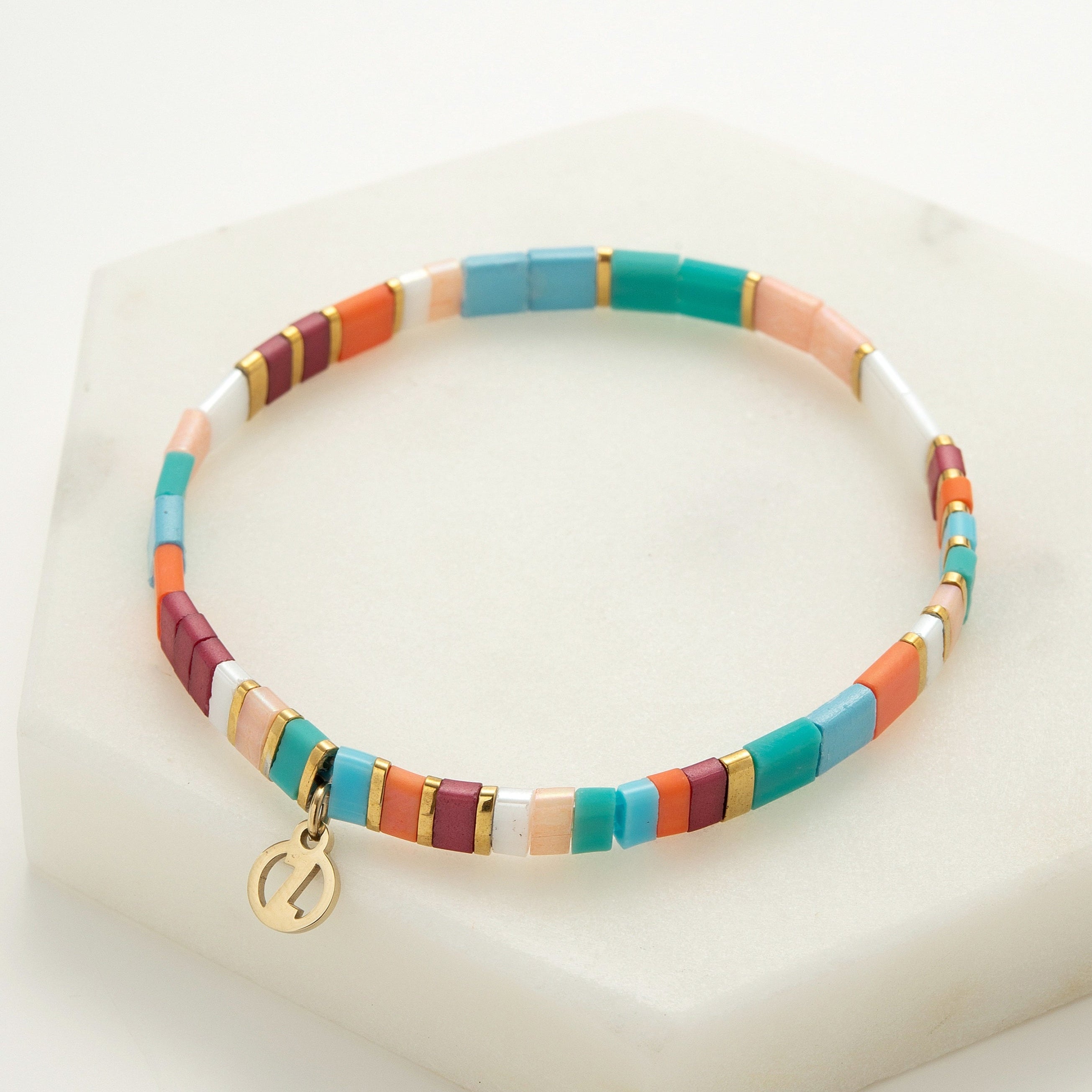 Tile Bracelet (Multi) by Zafino