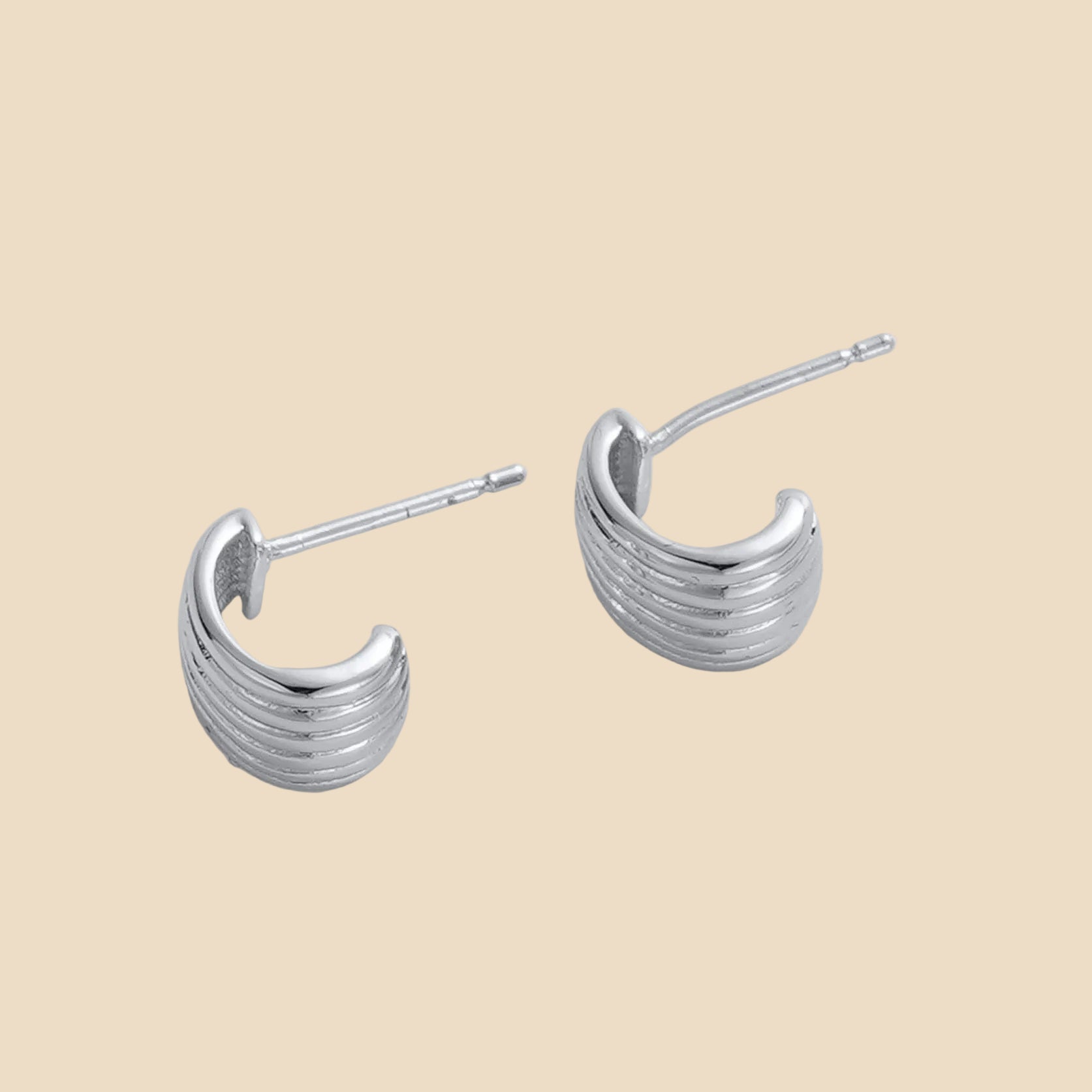 Sasha Hoop (Small) by Zafino - Gold or Silver