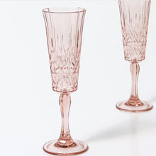 Flemington Acrylic Champagne Flutes - Pale Pink
