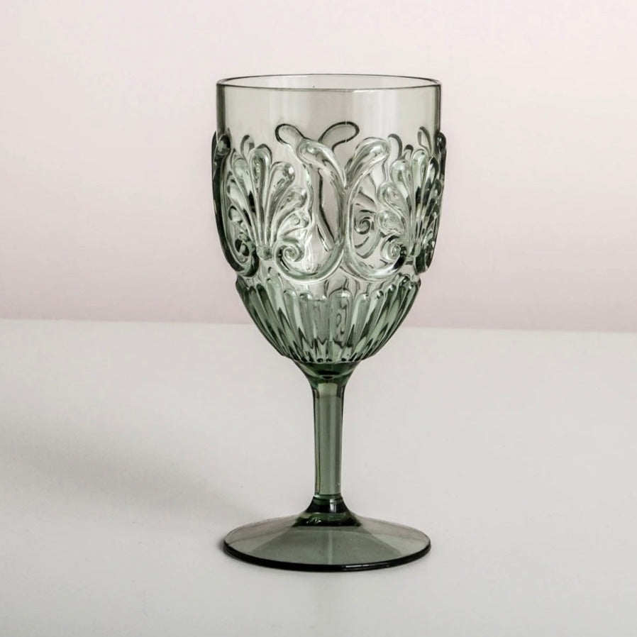 Flemington Acrylic Wine Glass - Green