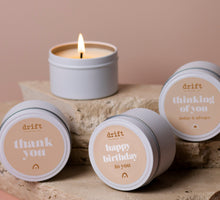 Cutesy Quote Candles