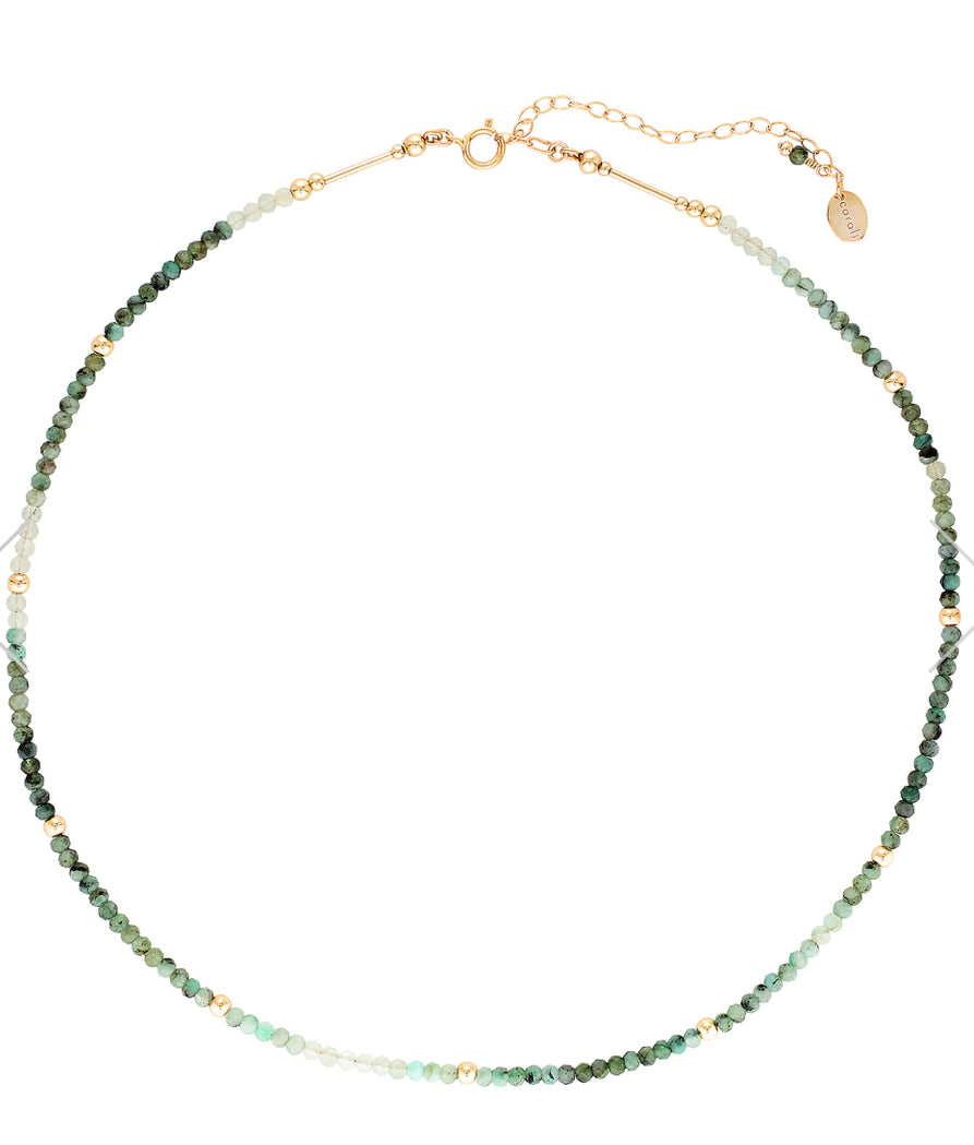 Imelda Choker Necklace - Emerald