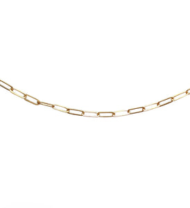 Paperclip Chain Necklace - 14k Gold Filled