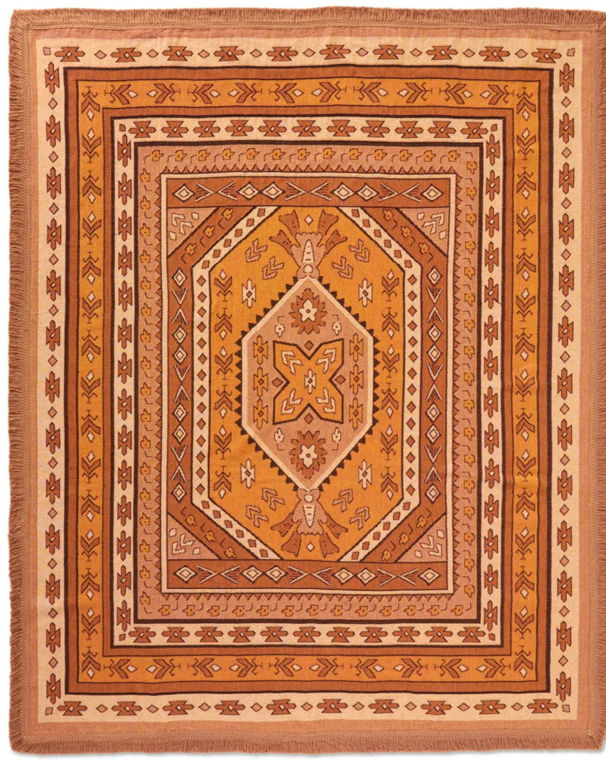 The Zephyr Brown Rug by Salty Aura