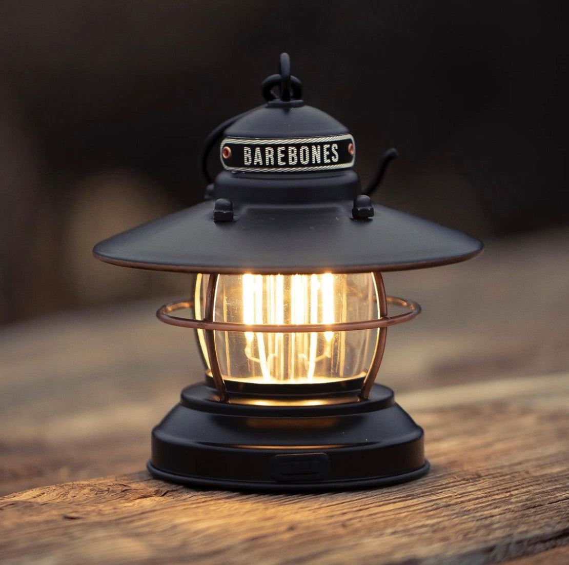 Edison Mini Lantern - Black/Bronze