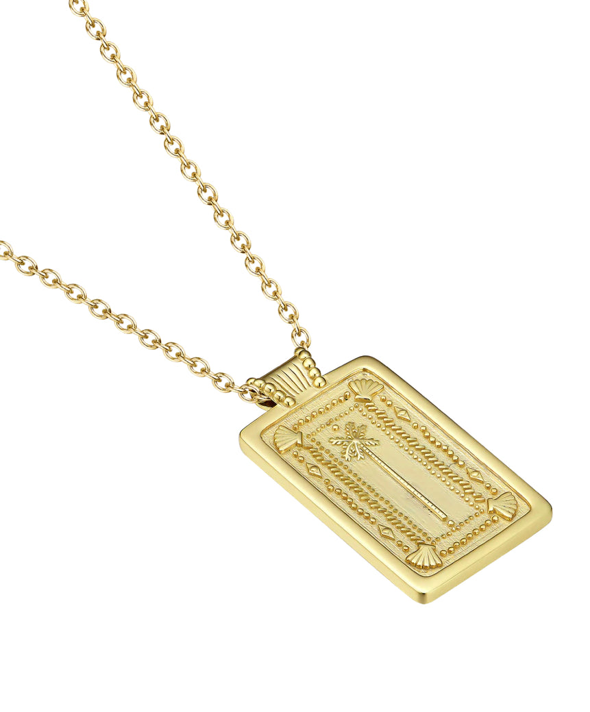 Palm Necklace - Gold