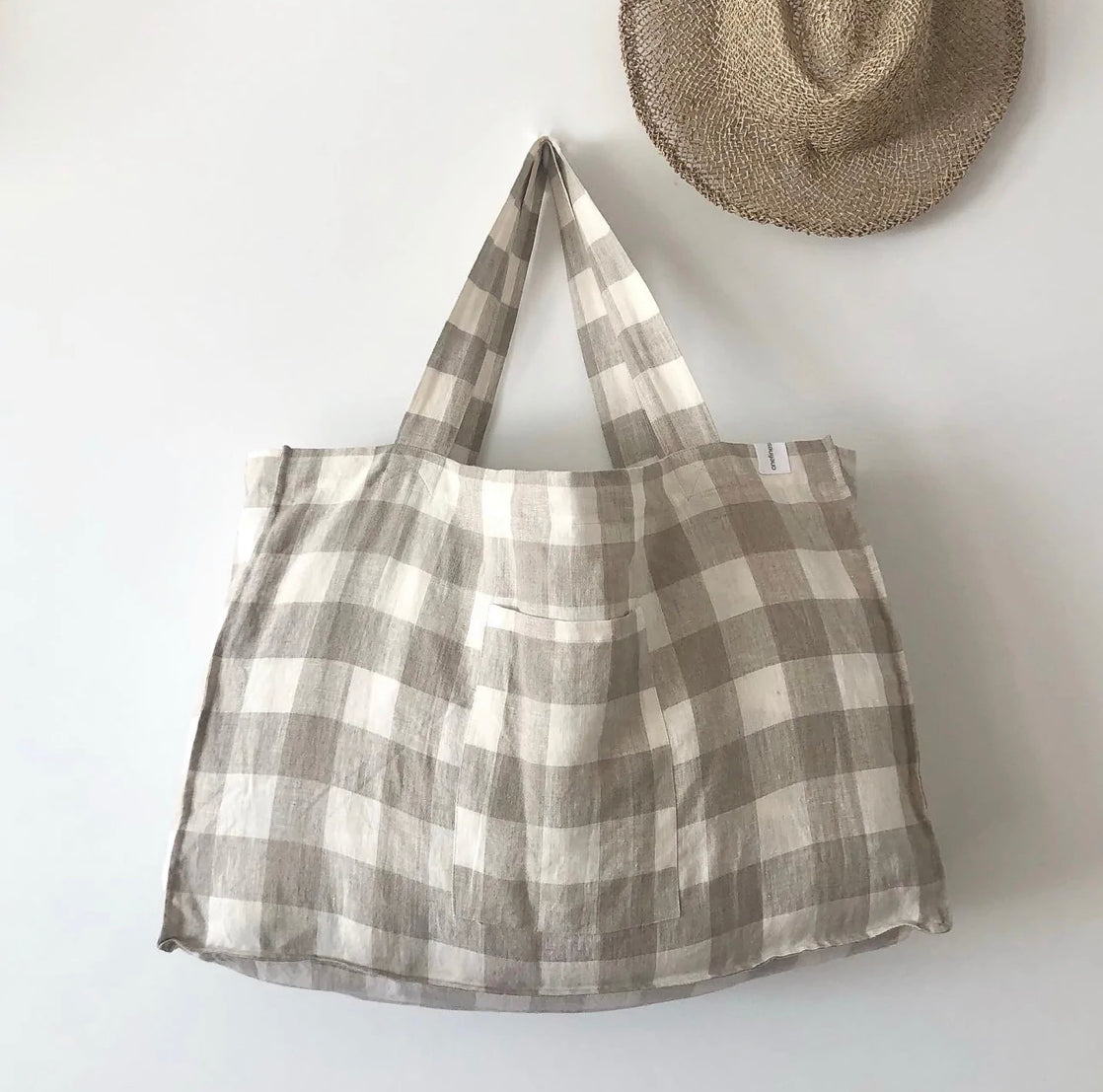 The Weekender Linen Tote by One Fine Sunday